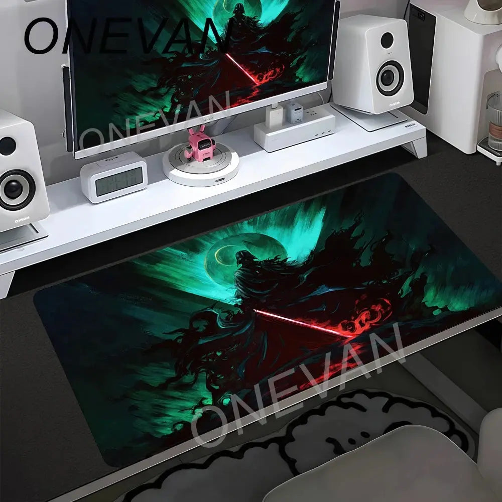 90x40cm Star Wars Mouse Pad Anime Gaming Accessories Varmilo Keyboard Pad Desk Mat Gabinete Gamer Carpet xxl Mousepad Mouse Mat Star wars mouse pads