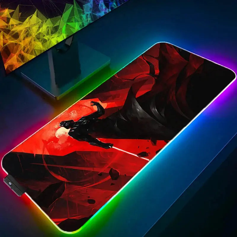 RGB LED Gaming Mouse Pad Star Wars extended desk mat