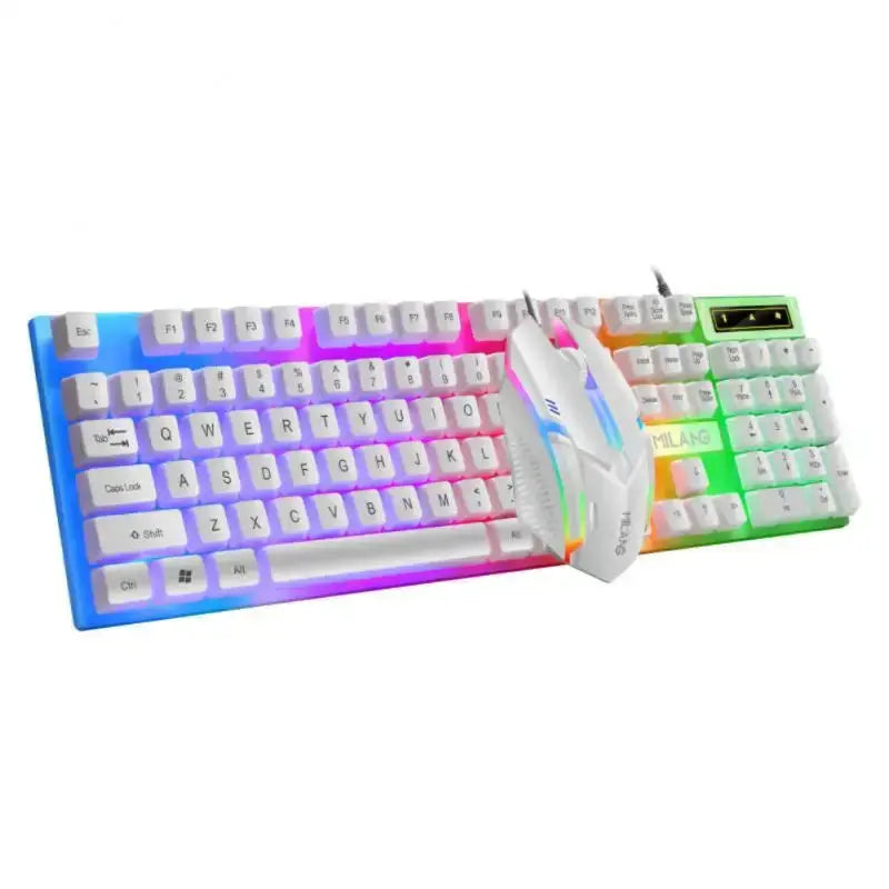 Rainbow Backlit Wired Keyboard and Mouse Star wars mouse pads