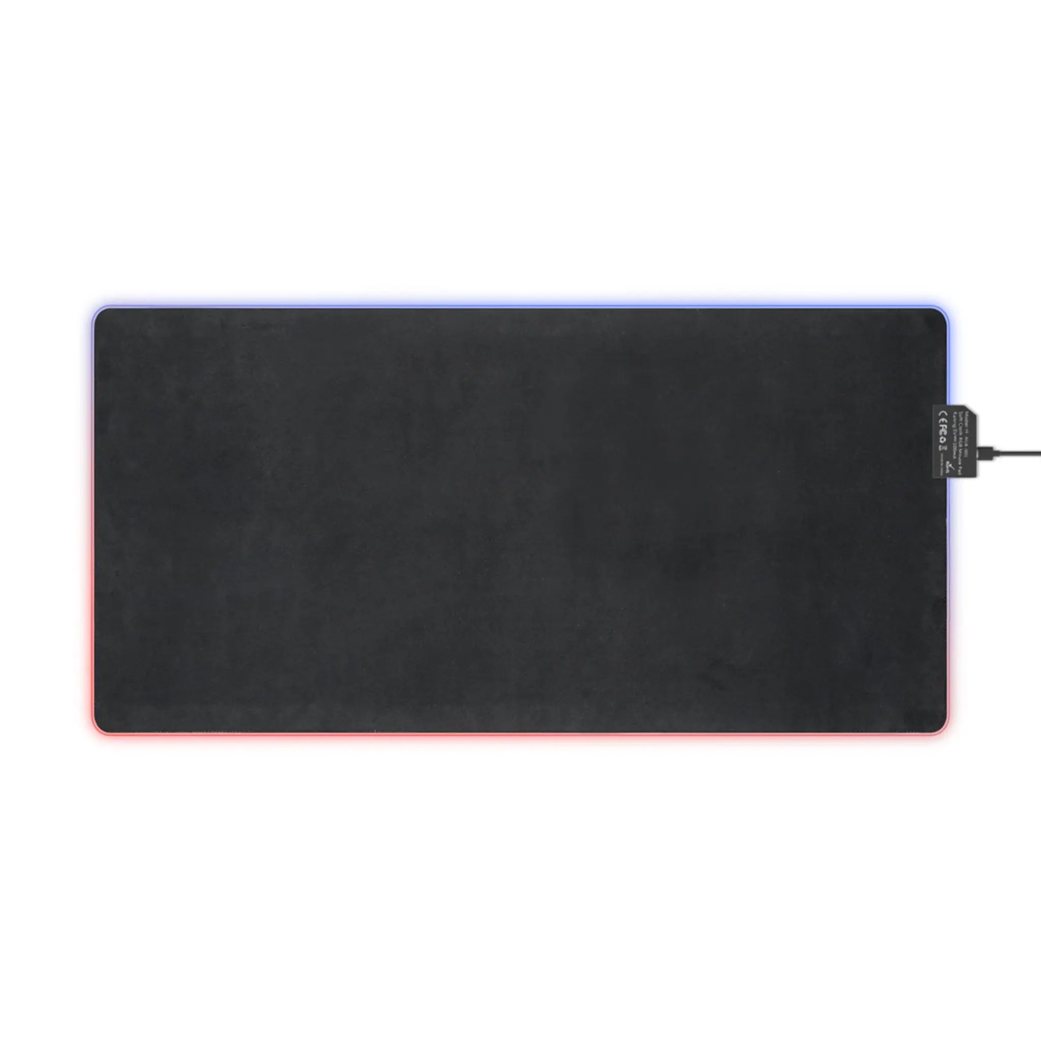 LED Gaming Mouse Pad Sunset Space Battle Printify