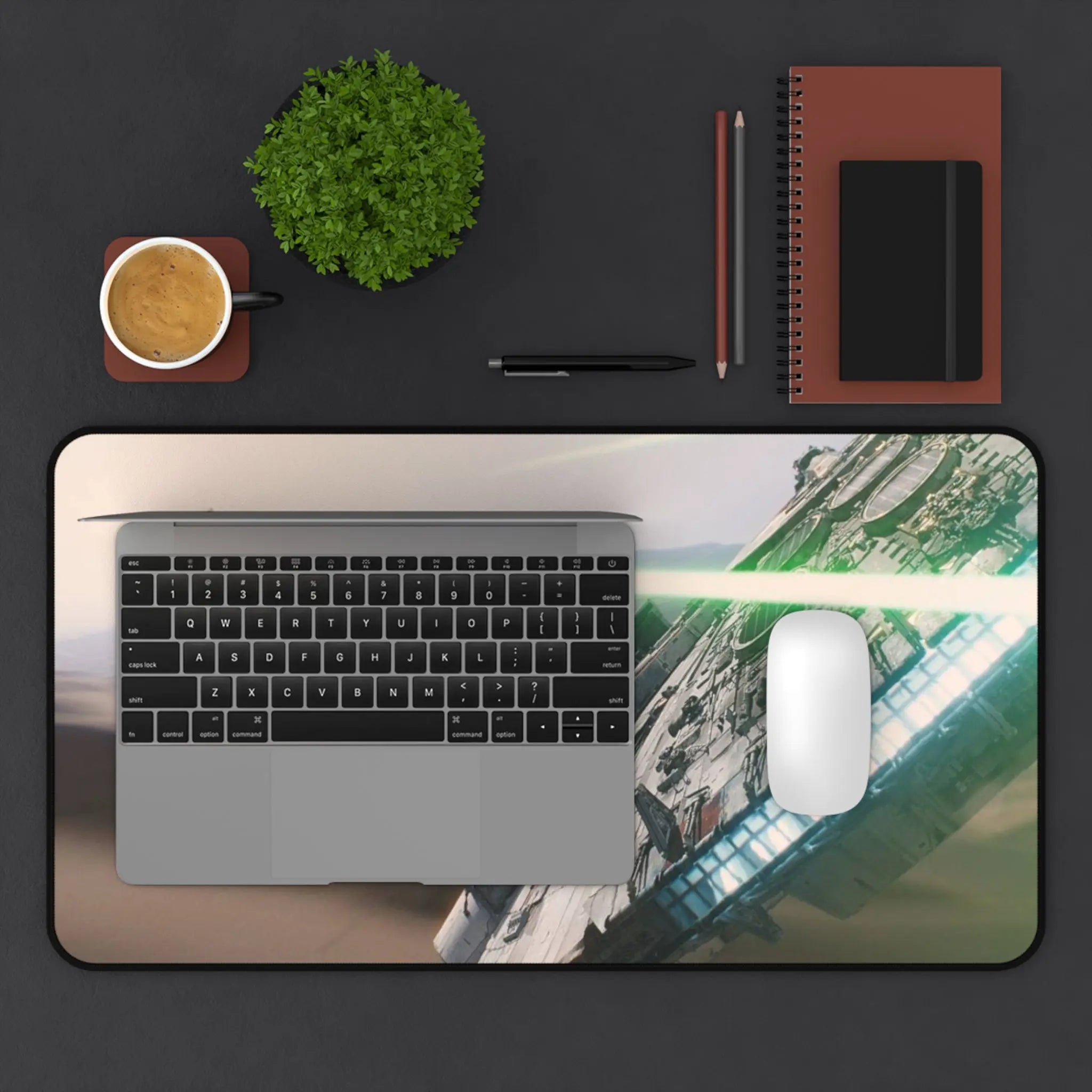Spacecraft Dogfight Gaming Mousepad Printify