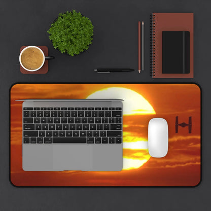 Starfighter Sunset Gaming Mouse Pad Printify