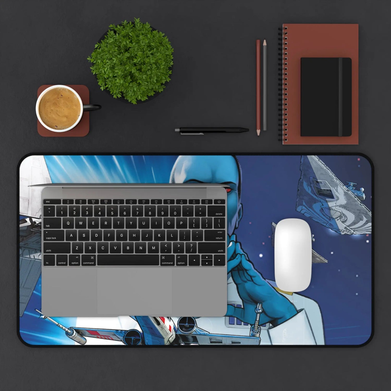 Keyboard Mouse Mat | Large Non-Slip Desk Pad