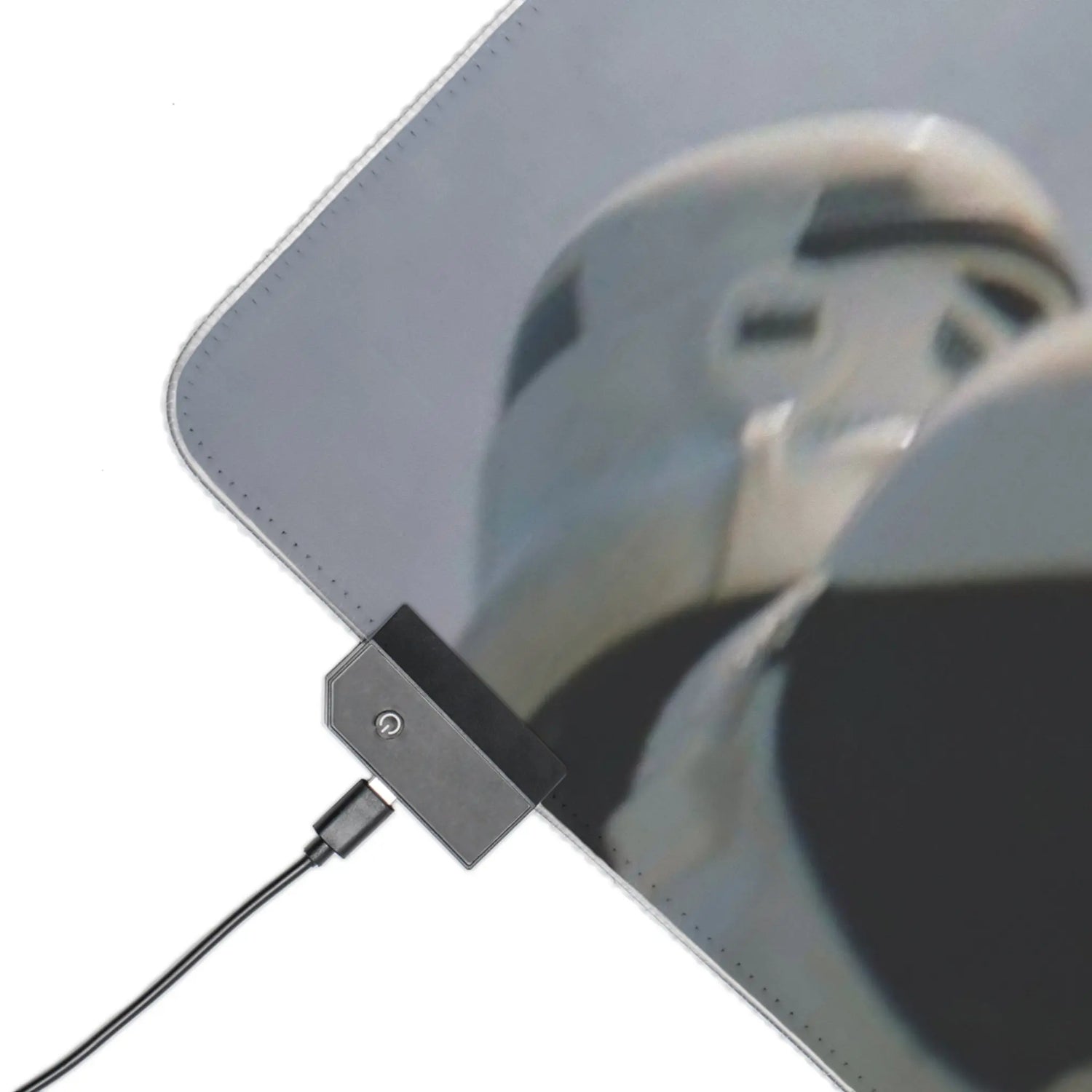 LED Gaming Mouse Pad Boba Fett Battle Print Printify