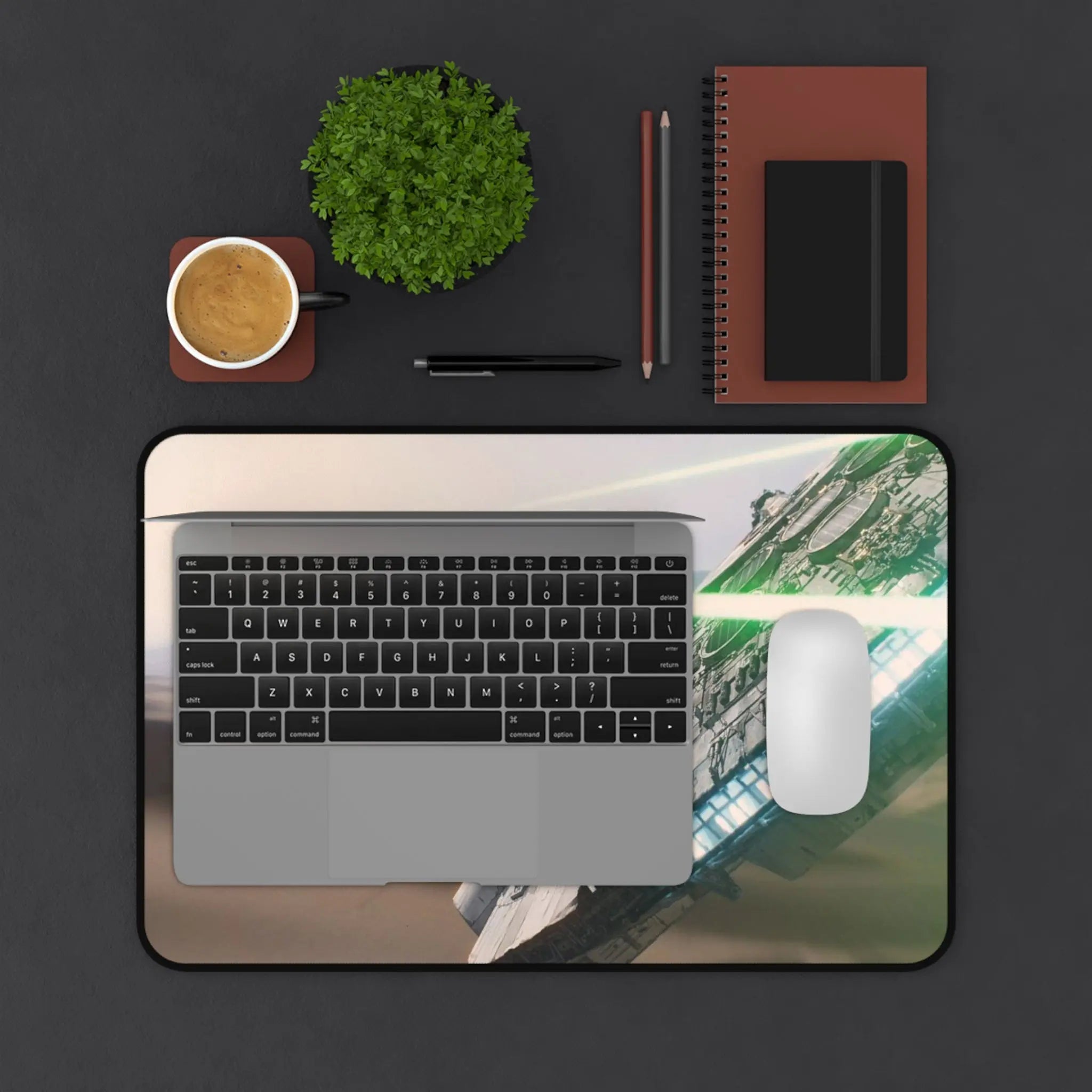 Spacecraft Dogfight Gaming Mousepad Printify