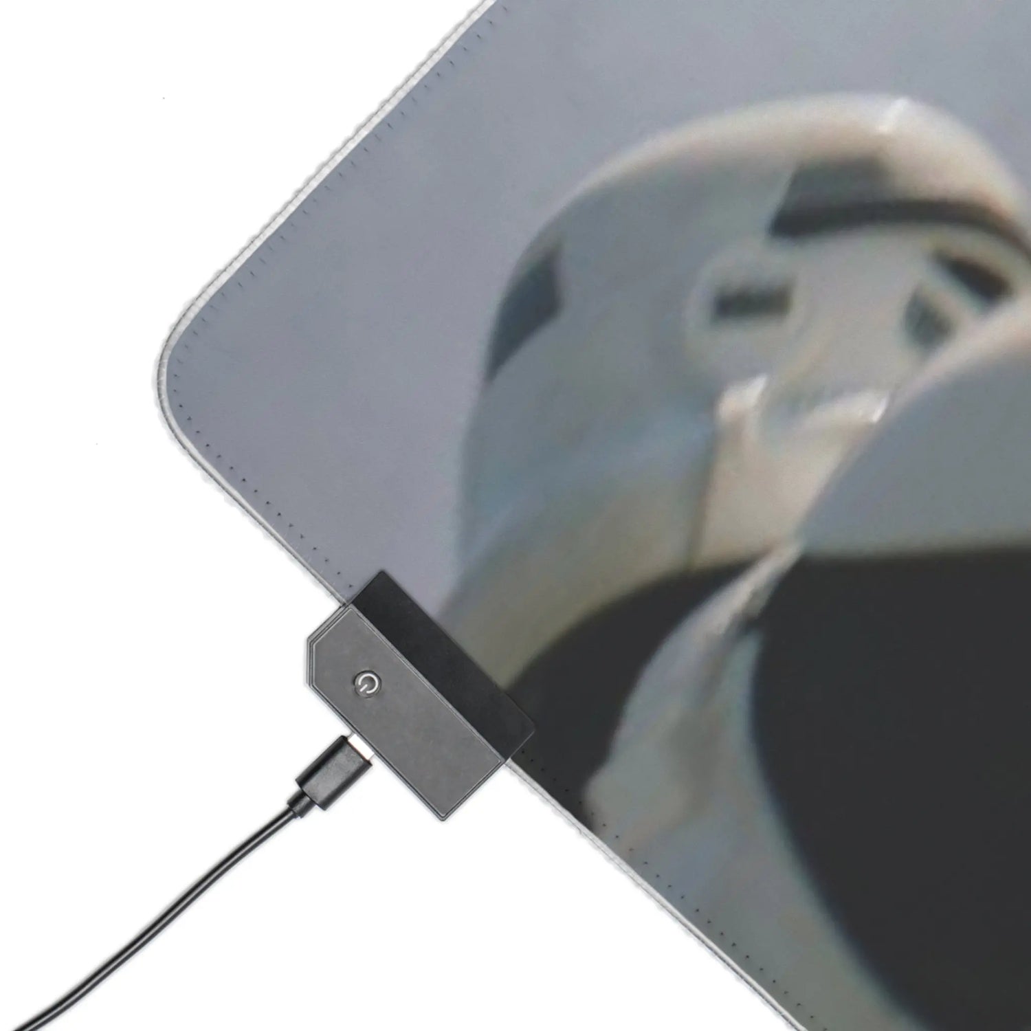 LED Gaming Mouse Pad Boba Fett Battle Print Printify