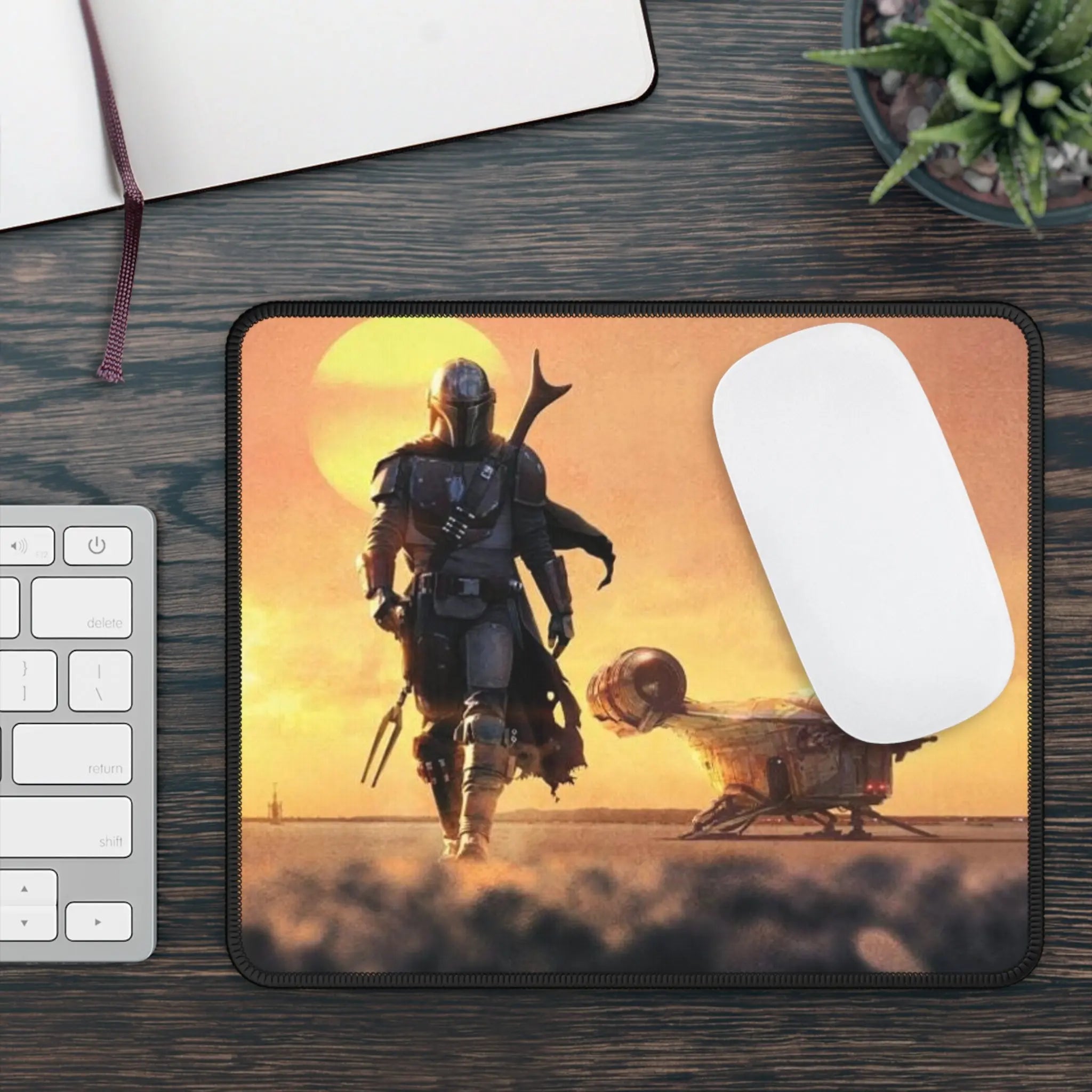 Mandalorian Gaming Mouse Pad Printify