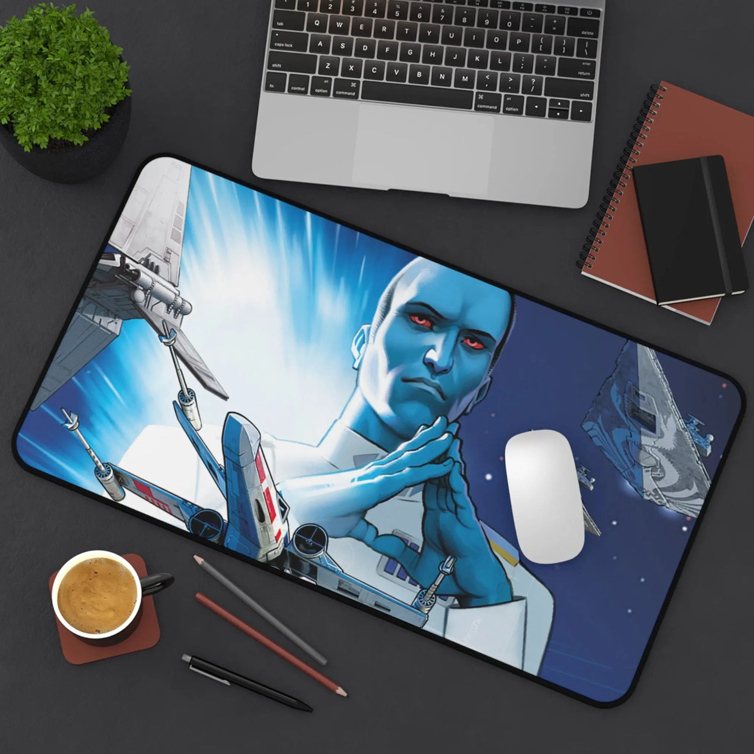 Keyboard Mouse Mat | Large Non-Slip Desk Pad