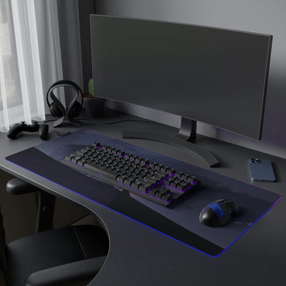 LED Gaming Mouse Pad Duel Lightsaber Battle