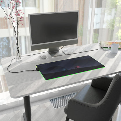 LED Gaming Mouse Pad Duel Lightsaber Battle