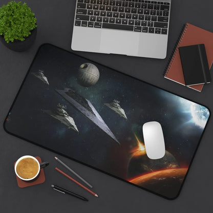 Galaxy Fleet Desk Mat Gaming Mousepad Printify