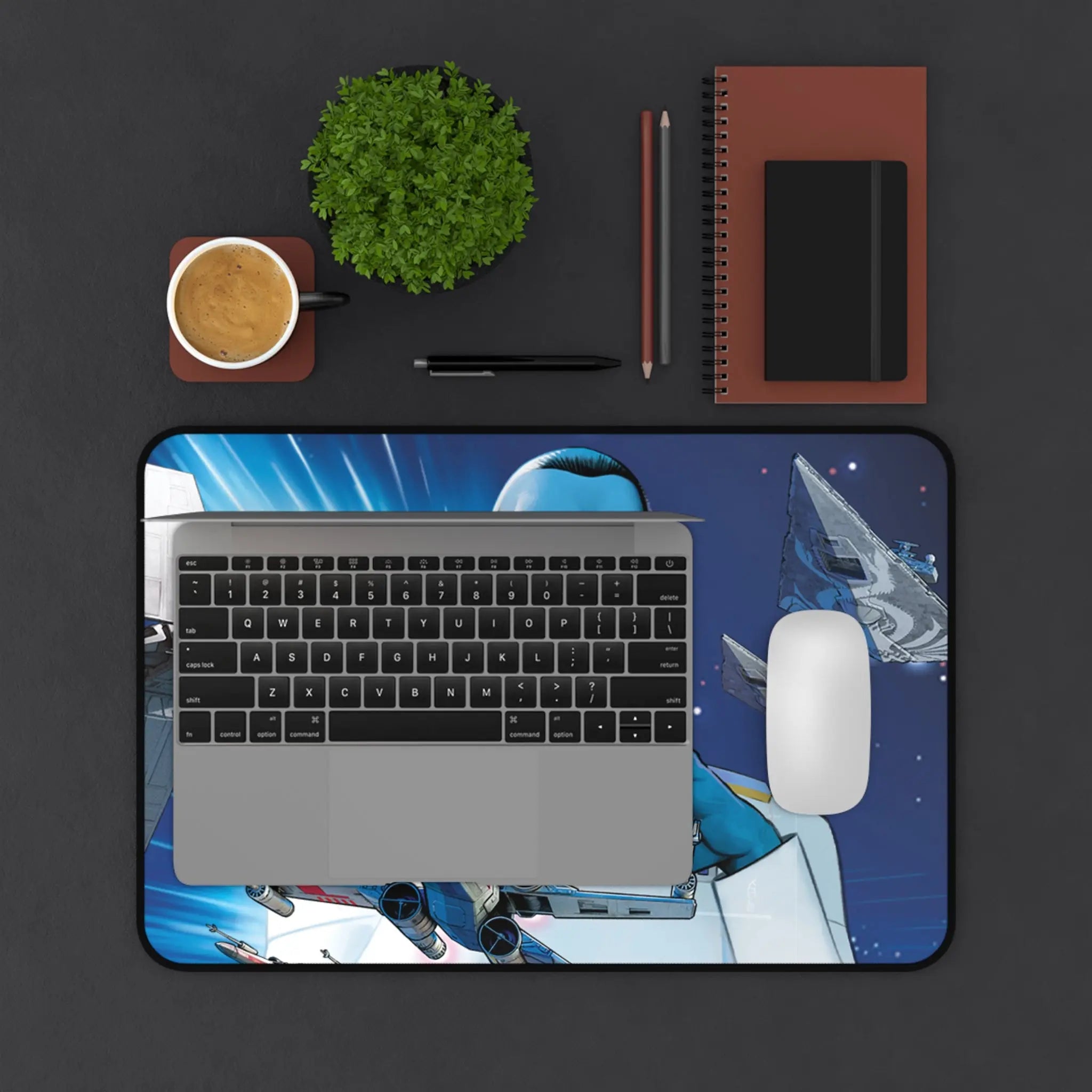 Keyboard Mouse Mat | Large Non-Slip Desk Pad