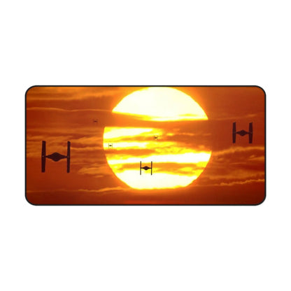 Starfighter Sunset Gaming Mouse Pad Printify