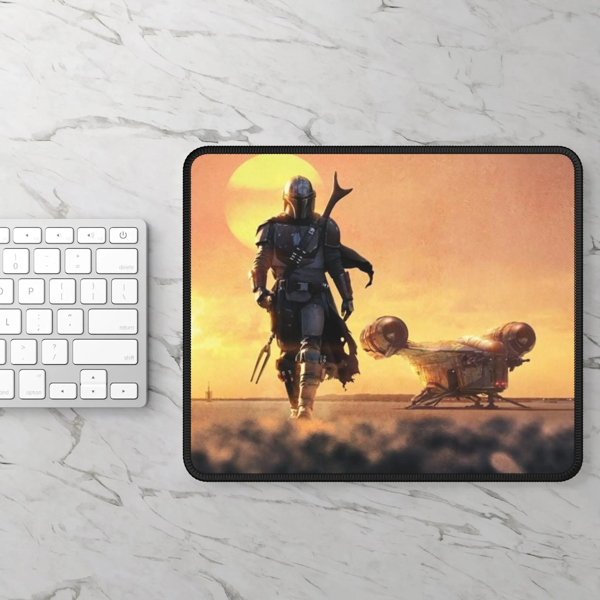 Mandalorian Gaming Mouse Pad Printify