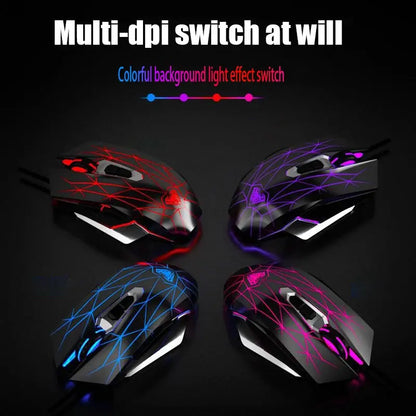 S50 New Gaming Mouse, Wired Mechanical Game, Macro Programming, Notebook, Desktop Computer, Office Star wars mouse pads
