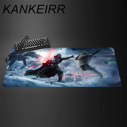 Gamer Mouse Pad Star Wars 90x40cm Anime Gaming Accessories Varmilo Keyboard Pad Desk Mat Gabinete Carpet xxl Mousepad Mouse Mat Star wars mouse pads