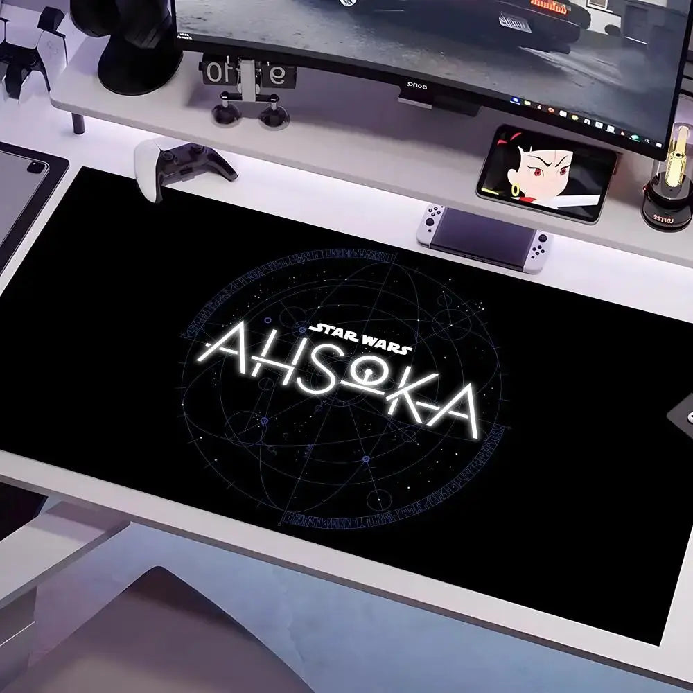 S-Stars W-Wars Movie Mouse Pad Multiple Sizes Large Square Computer Office Game Table Mats Rubber Anti-slip Mousepads Star wars mouse pads