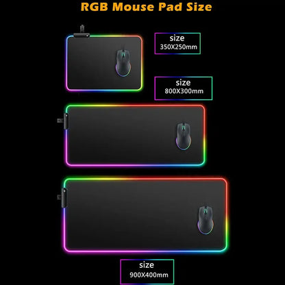 RGB LED Gaming Mouse Pad Star Wars extended desk mat