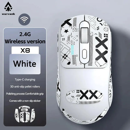 Warvank X8 Wireless Gaming Mouse 500mAh TYPE-C Rechargeable Office Mouse Suitable for Laptop Desktop Computers Star wars mouse pads