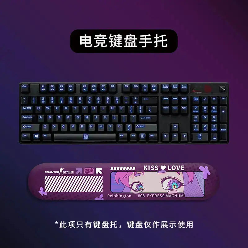 Mechanical Keyboard Wrist Rest with Silicone Support for FPS Gaming