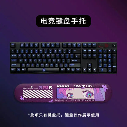 Mechanical Keyboard Wrist Rest with Silicone Support for FPS Gaming