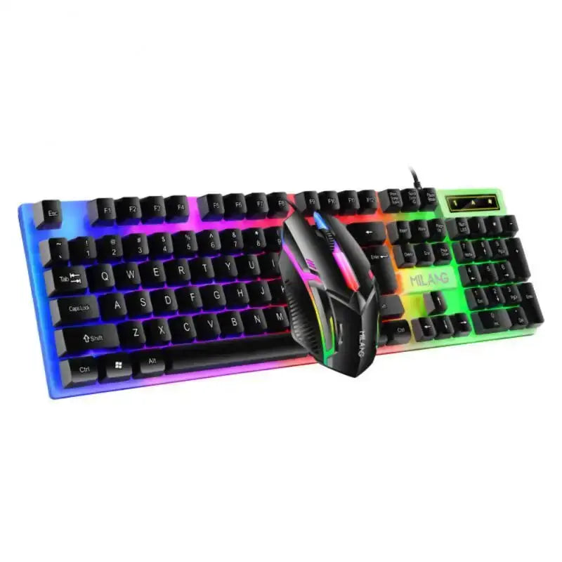 Rainbow Backlit Wired Keyboard and Mouse Star wars mouse pads