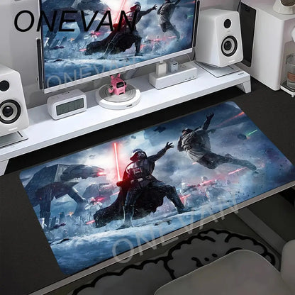 90x40cm Star Wars Mouse Pad Anime Gaming Accessories Varmilo Keyboard Pad Desk Mat Gabinete Gamer Carpet xxl Mousepad Mouse Mat Star wars mouse pads