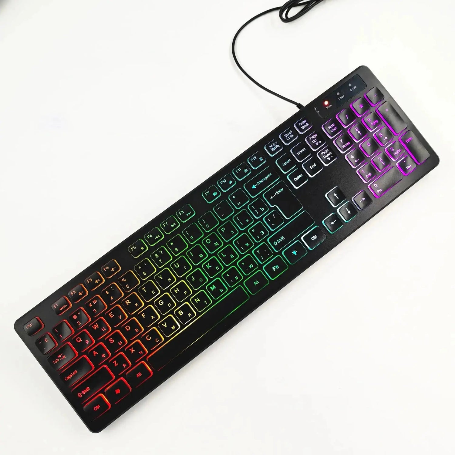RGB Backlit Gaming Keyboard USB wired