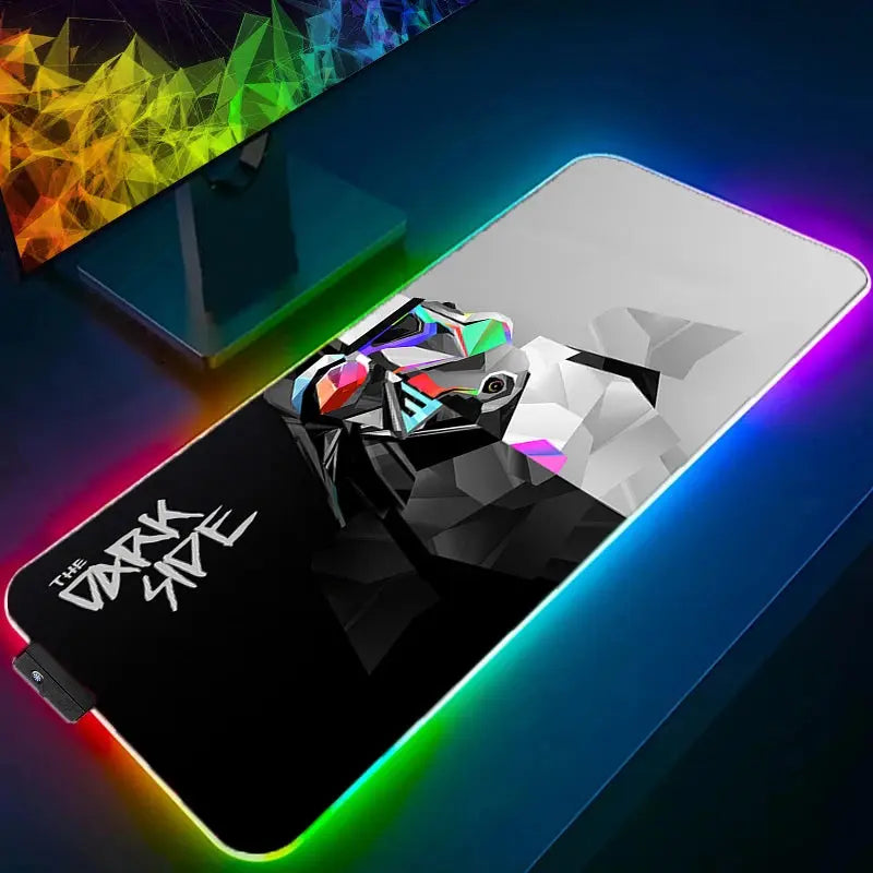 RGB LED Gaming Mouse Pad Star Wars with RGB lighting
