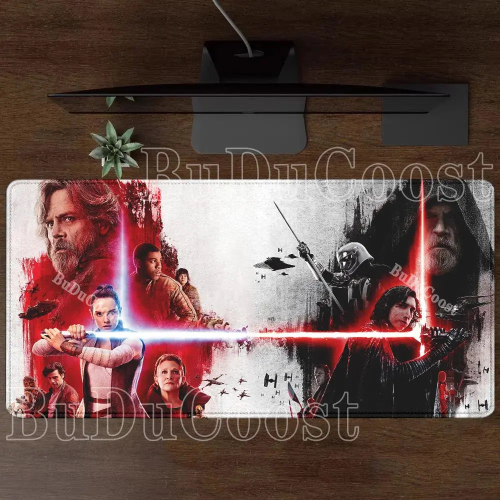 XXL Star Wars HD printing Mouse Pad Gaming Mousepad Rubber Nonslip base PC Laptop overlock Keyboard Pad Carpet e-sports Desk Mat Star wars mouse pads