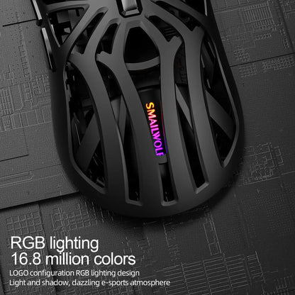 SmailWolf RS8 Bluetooth wireless 2.4g gaming mouse triple-mode lightweight e-sports gaming 1K return rate 10000DPI computer Star wars mouse pads
