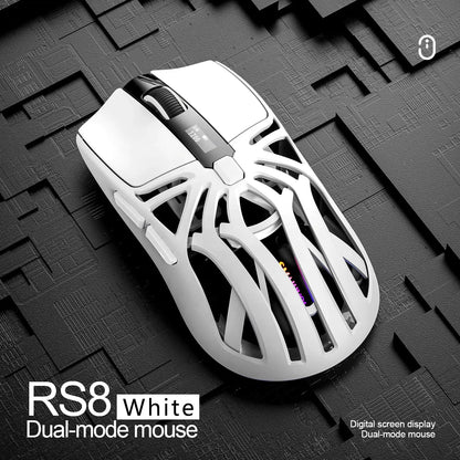SmailWolf RS8 Bluetooth wireless 2.4g gaming mouse triple-mode lightweight e-sports gaming 1K return rate 10000DPI computer Star wars mouse pads