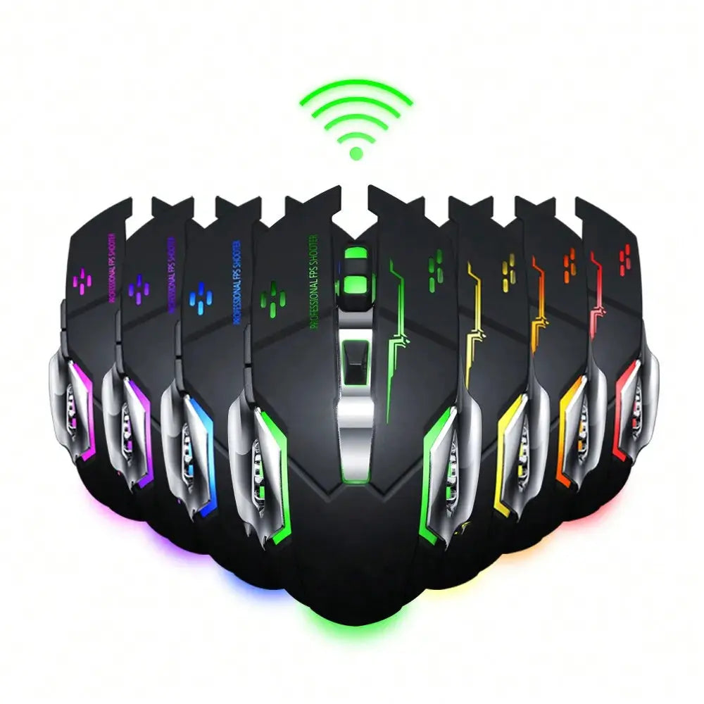 Wireless Charging Gaming Mouse - Rechargeable, Ergonomic, and Silent Design for Office and Home Use Star wars mouse pads