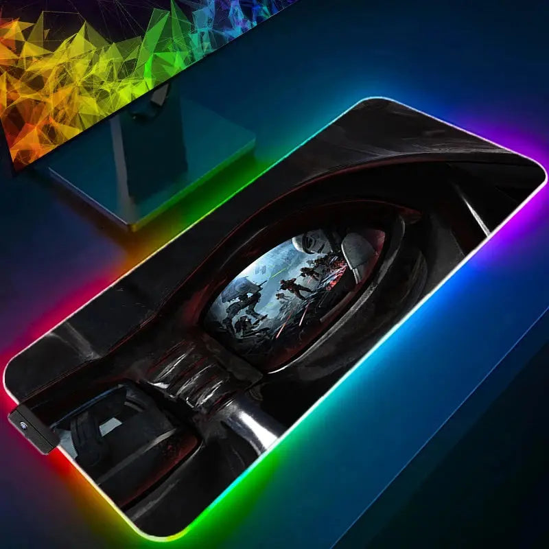 RGB LED Gaming Mouse Pad Star Wars extended desk mat