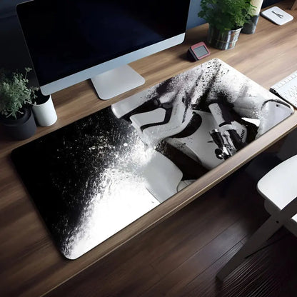 Mouse Pad Non-slip WARS Science Lockedge Film Office Student Fiction Gaming S-STAR Thickened Large Writing Cushion MousePad Star wars mouse pads