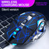 Wireless Charging Gaming Mouse - Rechargeable, Ergonomic, and Silent Design for Office and Home Use Star wars mouse pads