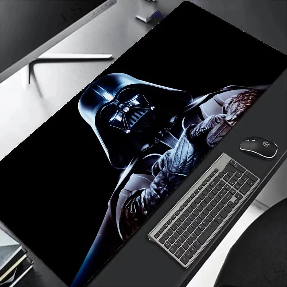 XXL Gaming Mouse Pad Star Wars Non-Slip Rubber Base Large Desk Mat Waterproof Keyboard Mouse Mat for Gamer PC Laptop Accessories Star wars mouse pads