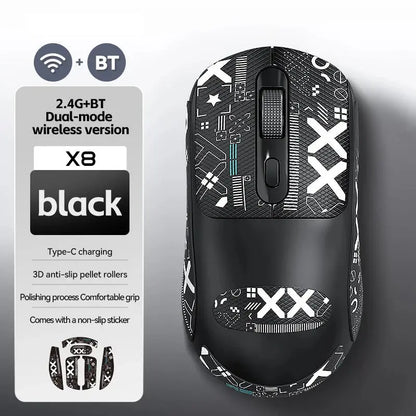 Warvank X8 Wireless Gaming Mouse 500mAh TYPE-C Rechargeable Office Mouse Suitable for Laptop Desktop Computers Star wars mouse pads