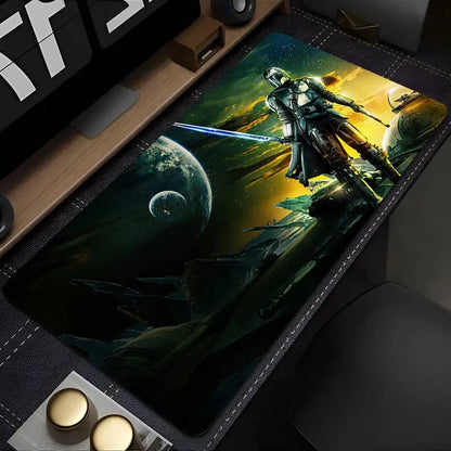 The Mandalorian Mouse Pad anti-slip rubber base