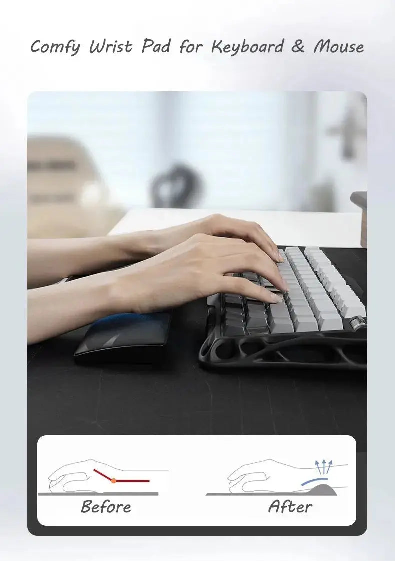 Ergonomic Keyboard Wrist Rest - Soft Cushion for Office &amp; Gaming Star wars mouse pads