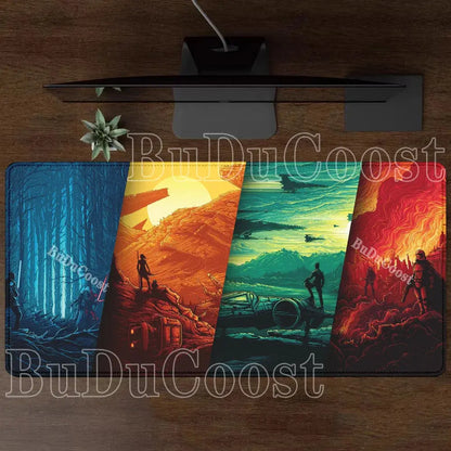 XXL Star Wars HD printing Mouse Pad Gaming Mousepad Rubber Nonslip base PC Laptop overlock Keyboard Pad Carpet e-sports Desk Mat Star wars mouse pads