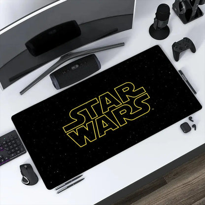 Mouse Pad Non-slip WARS Science Lockedge Film Office Student Fiction Gaming S-STAR Thickened Large Writing Cushion MousePad Star wars mouse pads
