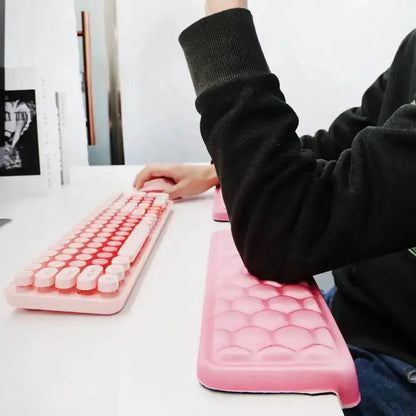 Ergonomic Design Keyboard Wrist Rest with non-slip base