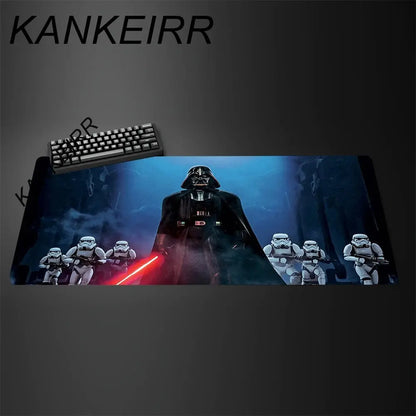 Gamer Mouse Pad Star Wars 90x40cm Anime Gaming Accessories Varmilo Keyboard Pad Desk Mat Gabinete Carpet xxl Mousepad Mouse Mat Star wars mouse pads